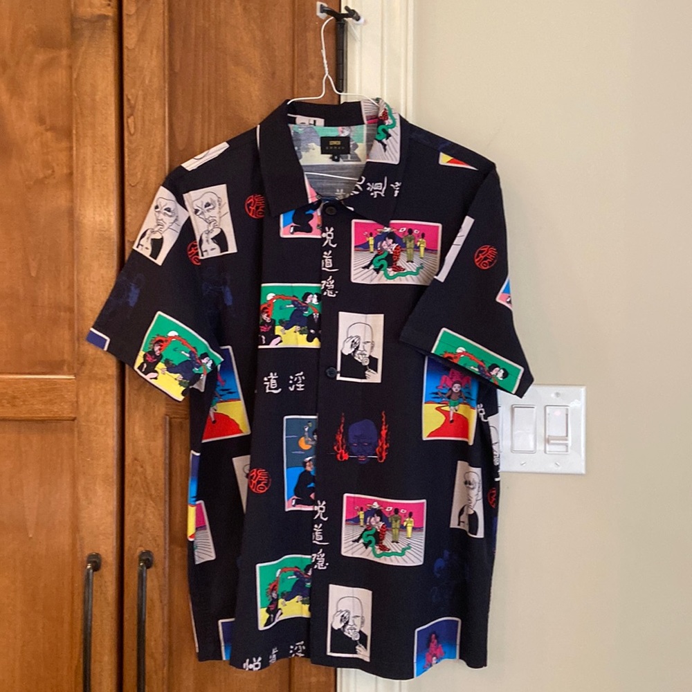 Very interesting Japanese unisex shirt. Purchased from Edwin in London.